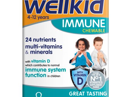 Wellkid Immune suplement diety dla dzieci 30 tabletek do żucia Sale