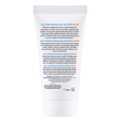 Krem nawilżający na dzień SPF50 50ml For Sale