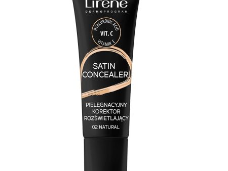 Satin Concealer pielęgnacyjny korektor rozjaśniający 02 Natural 10ml Online Sale