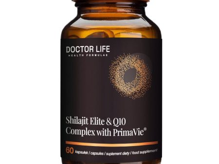 Shilajit Elite & Q10 Complex with PrimaVie suplement diety wspierający zdrowie serca i zmniejszający zmęczenie 60 kapsułek Online now