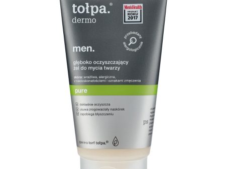 Dermo Men Pure głęboko oczyszczający żel do mycia twarzy 150ml For Discount