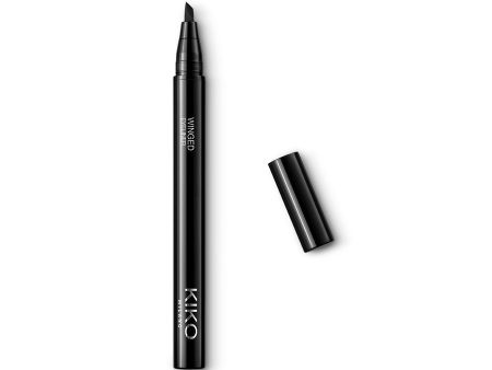 Winged Eyeliner wodoodporny eyeliner w pisaku ze ściętą końcówką Black 0.5ml For Discount