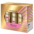 24K Gold & Rose Oil zestaw peeling drobnoziarnisty 75g + tonik nawilżający 200ml + mleczko do demakijażu 200ml Fashion