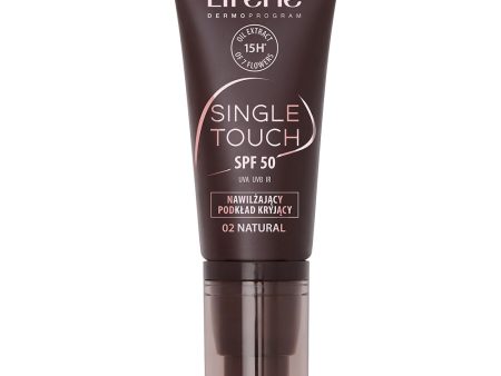 Single Touch SPF50 nawilżający podkład kryjący 02 Natural 30ml For Cheap