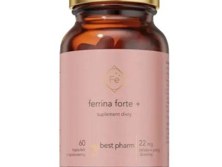 MyBestFerrina Forte+ suplement diety 60 kapsułek For Cheap