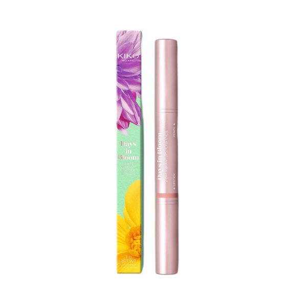 Days In Bloom 2-In-1 Vibrant Lipstick&Pencil pomadka i konturówka do ust o intensywnym satynowym wykończeniu 02 Mauve Addict 1g Online Hot Sale