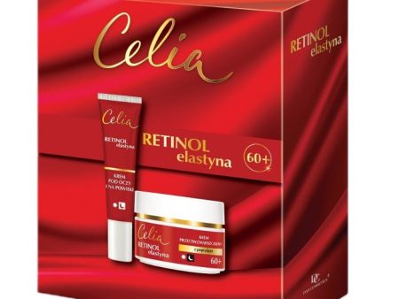 Retinol Elastyna zestaw krem do twarzy 60+ 50ml + krem pod oczy i na powieki 15ml Fashion