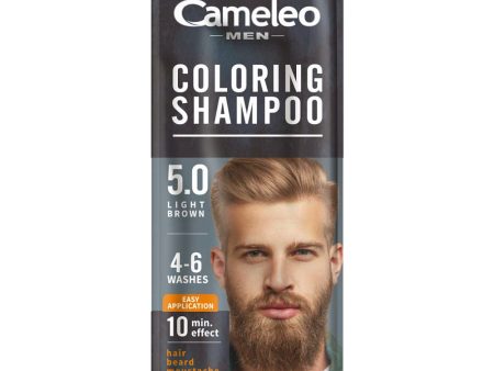 Men Coloring Shampoo szamponetka koloryzująca dla mężczyzn 5.0 Jasny Brąz 15ml Supply