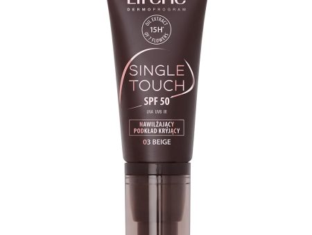 Single Touch SPF50 nawilżający podkład kryjący 03 Beige 30ml For Sale