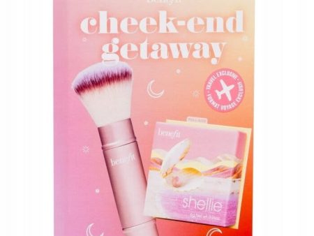 Cheek-End Getaway zestaw miękki róż w pudrze 6g + wielozadaniowy pędzel do makijażu Online Hot Sale