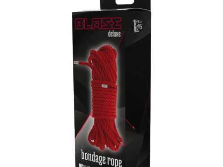 Blaze Deluxe Bondage Rope lina do krępowania Red 10m For Sale