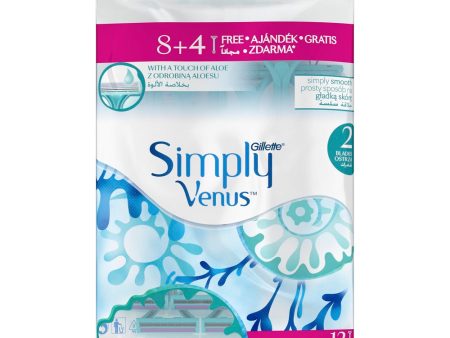 Simply Venus jednorazowe maszynki do golenia dla kobiet 12szt Online now