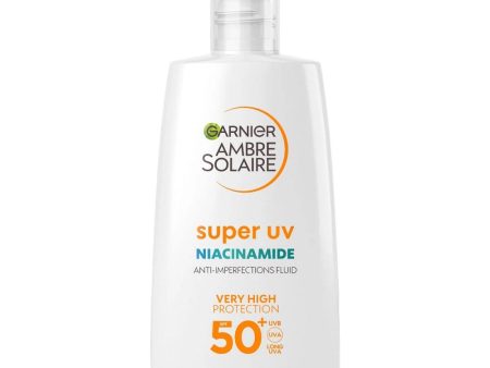 Ambre Solaire Super UV Niacinamide fluid ochronny przeciw niedoskonałościom z niacynamidem SPF50+ 40ml Online Sale