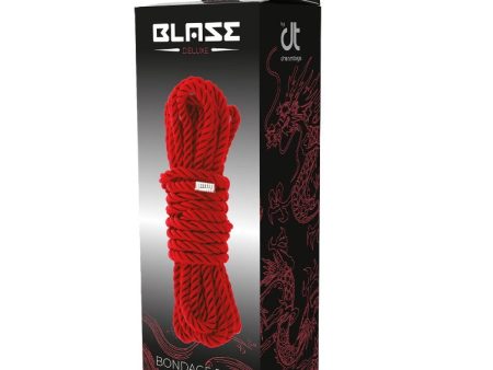 Blaze Deluxe Bondage Rope lina do krępowania Red 5m Online now