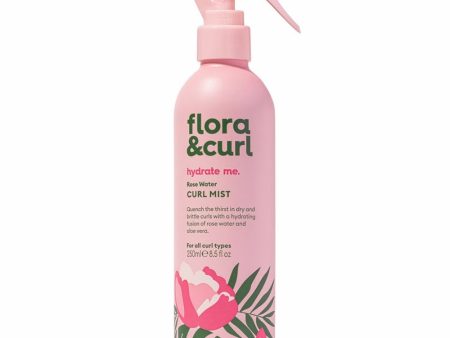 Rose Water Curl Mist nawilżająca mgiełka do włosów kręconych 250ml Sale