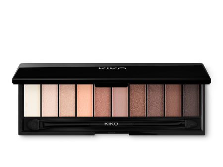 Smart Eyeshadow Palette paleta 10 cieni do powiek z podwójnym aplikatorem 02 Warm Tones 7g Fashion