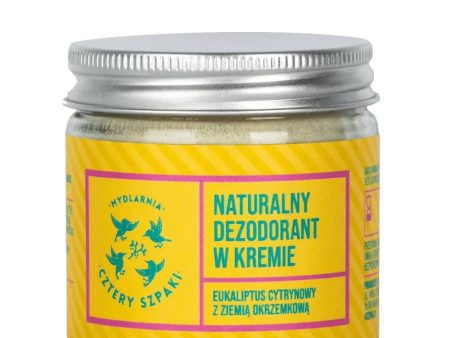 Naturalny dezodorant w kremie Eukaliptus Cytrynowy 60ml Online now