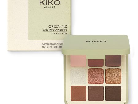 Green Me Eyeshadow Palette paleta 9 cieni do powiek 101 Cool Spice 9g For Cheap