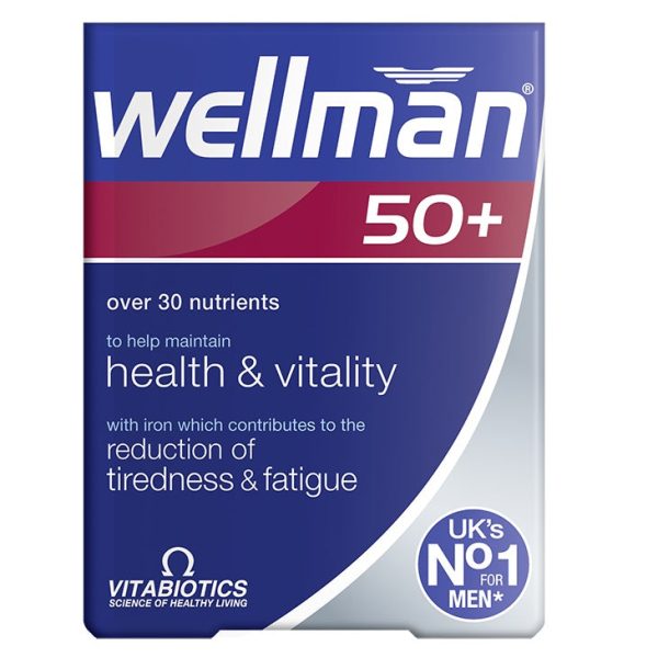 Wellman 50+ suplement diety dla mężczyzn po 50. roku życia 30 tabletek on Sale