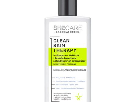 Clean Skin Therapy probiotyczna emulsja do ciała z funkcją łagodzenia potrądzikowych zmian skóry 225ml Hot on Sale