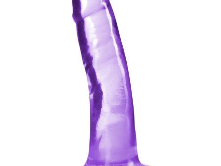 B Yours Plus Hard N  Happy transparentne dildo z przyssawką Purple Sale