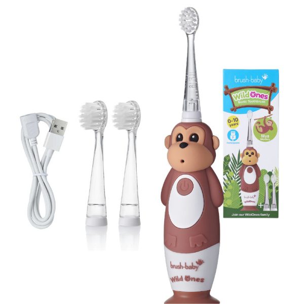 WildOnes szczoteczka soniczna dla dzieci 0-10l Monkey on Sale