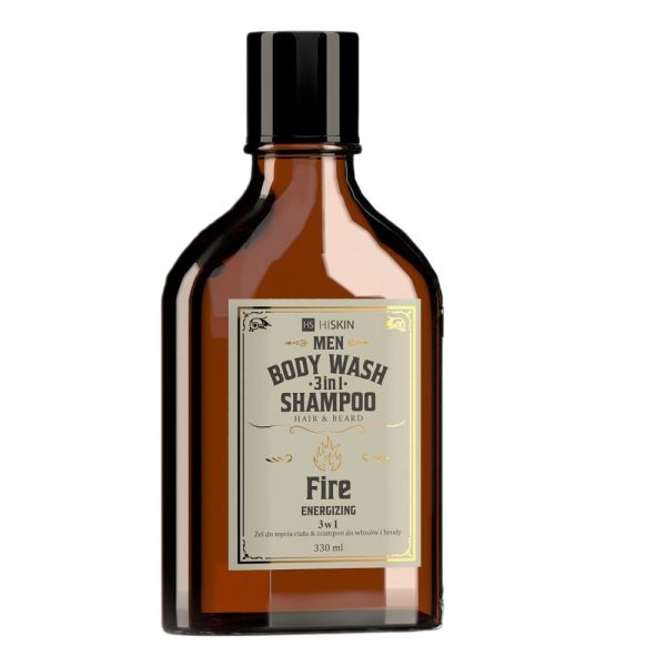 Men Whisky żel do mycia ciała i szampon do włosów i brody 3w1 Fire 330ml on Sale