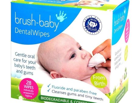 DentalWipes chusteczki do czyszczenia dziąseł i zębów mlecznych 28szt. Online Hot Sale