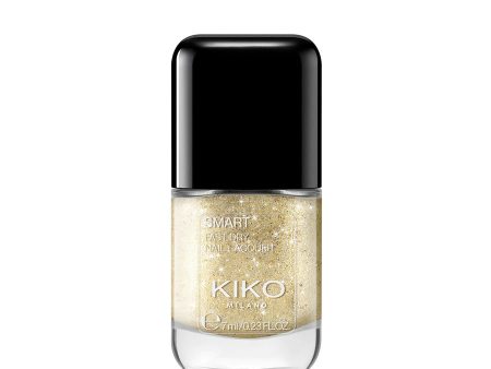 Smart Nail Lacquer Biodegradable Glitter Edition szybkoschnący lakier do paznokci z biodegradowalnym brokatem 312 True Gold 7ml For Cheap