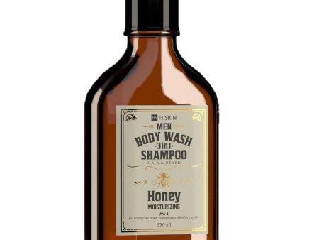 Men Whisky żel do mycia ciała i szampon do włosów i brody 3w1 Honey 330ml Online now