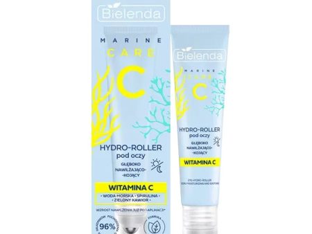 C Marine Care hydro-roller pod oczy głęboko nawilżająco-kojący z witaminą C 15ml Online Sale