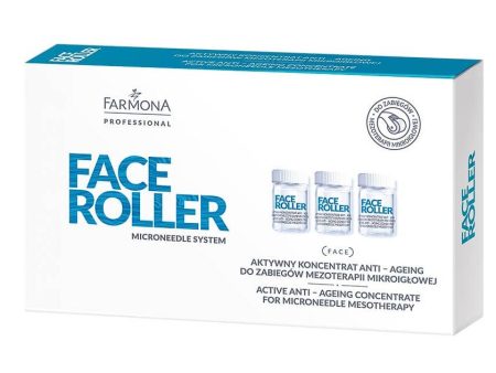 Face Roller aktywny koncentrat anti-ageing do zabiegów mezoterapii mikroigłowej 5x5ml For Sale