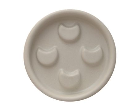 Lunula mydelniczka ceramiczna szara Online Hot Sale