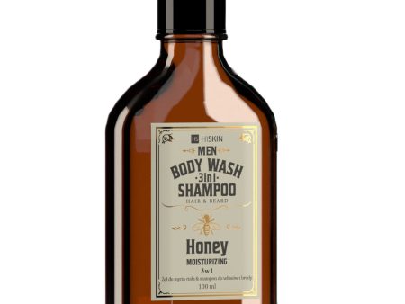 Men Whisky żel do mycia ciała i szampon do włosów i brody 3w1 Honey 100ml Supply