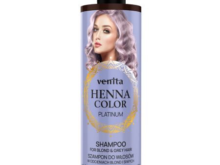 Henna Color Platinum szampon do włosów blond i siwych 300ml Cheap