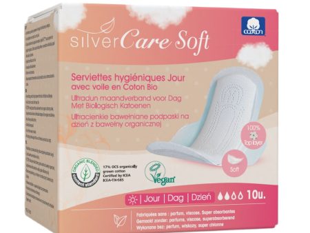 SilverCare Soft ultracienkie bawełniane podpaski na dzień ze skrzydełkami 10szt. Hot on Sale