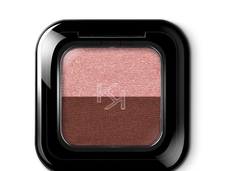 Bright Duo Eyeshadow podwójny cień do powiek 12 Coral Dark Brick 2.5g Cheap