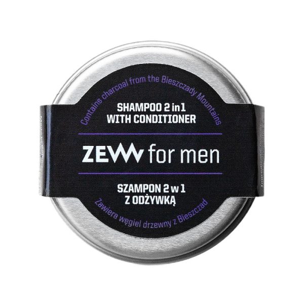 Szampon 2w1 z odżywką z węglem drzewnym z Bieszczad 15ml Cheap